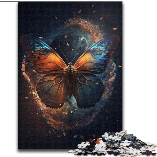 Puzzle für Erwachsene, 1000 Teile, Art Dream Butterfly Puzzle, perfekt für Familienspaß an Weihnachten, Thanksgiving, Geburtstagen und Ostern (Größe: 26x38cm) von LGSHENG
