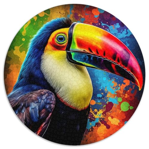 Puzzle für Erwachsene, 1000 Teile, Art Tukane, Familienaktivitätsspiel für Teenager, anspruchsvolles Denkspiel (67,5 x 67,5 cm) von LGSHENG