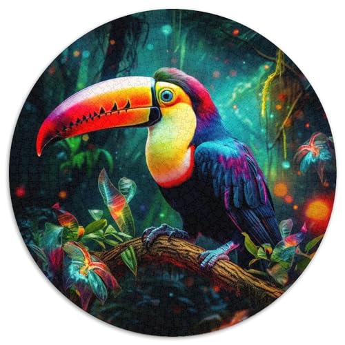 Puzzle für Erwachsene, 1000 Teile, Art Tukane, Familienaktivitätsspiel für Teenager, anspruchsvolles Denkspiel (67,5 x 67,5 cm) von LGSHENG