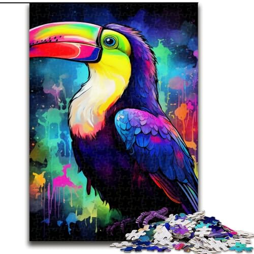 Puzzle für Erwachsene, 1000 Teile, Art Tukane, interaktives Familienspiel, ideal für Teenager, Denksport-Geschenk (Größe: 50x75cm) von LGSHENG