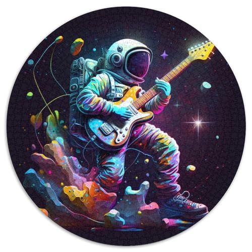Puzzle für Erwachsene, 1000 Teile, Astronaut spielt Gitarre, Kartonpuzzle, entwickelt Hand-Auge-Koordinationsfähigkeiten, 67,5 x 67,5 cm Puzzle für Erwachsene, 1000 Teile, Astronaut spielt Gitarre, Kartonpuzzle, entwickelt Hand-Auge-Koordinationsfähigkeiten, 67,5 x 67,5 cm von LGSHENG
