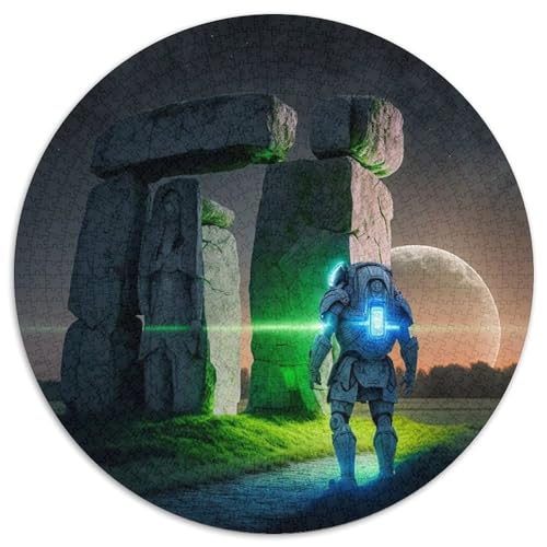 Puzzle für Erwachsene, 1000 Teile, Astronauten-Rundpuzzle, Denksportspiel, interaktives Familienspiel, geeignet für Kinder ab 14 Jahren, 67,5 x 67,5 cm Puzzle für Erwachsene, 1000 Teile, Astronauten-Rundpuzzle, Denksportspiel, interaktives Familienspiel, geeignet für Kinder ab 14 Jahren, 67,5 x 67,5 cm von LGSHENG