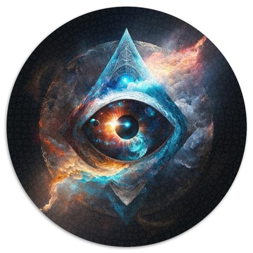 Puzzle für Erwachsene, 1000 Teile, Astronautenauge, Kartonpuzzle, perfekt für Halloween, Weihnachten, Geburtstagsgeschenk, 67,5 x 67,5 cm Puzzle für Erwachsene, 1000 Teile, Astronautenauge, Kartonpuzzle, perfekt für Halloween, Weihnachten, Geburtstagsgeschenk, 67,5 x 67,5 cm von LGSHENG