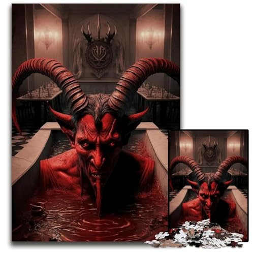 Puzzle für Erwachsene, 1000 Teile, Badezeit-Puzzle für Erwachsene, hochschwieriges Denkspiel für Teenager, 26x38cm Puzzle für Erwachsene, 1000 Teile, Badezeit-Puzzle für Erwachsene, hochschwieriges Denkspiel für Teenager, 26x38cm von LGSHENG