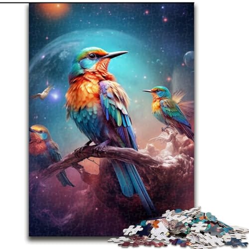 Puzzle für Erwachsene, 1000 Teile, Blumen, Vögel, anspruchsvolles Denkspiel, Familienaktivität, Heimdekoration, (Größe: 26x38cm) von LGSHENG