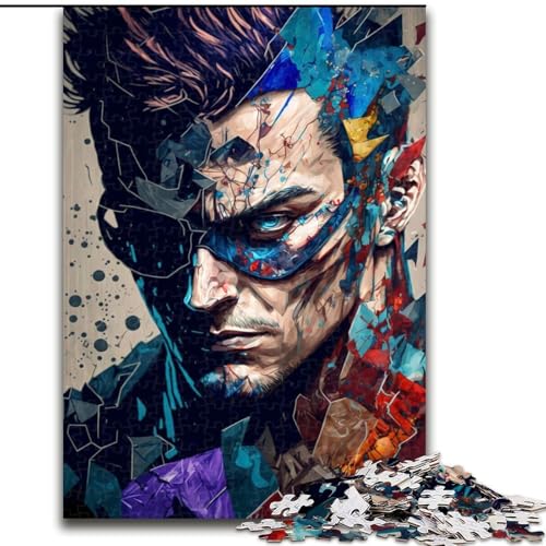 Puzzle für Erwachsene, 1000 Teile, Broken Hero-Puzzle, anspruchsvolles Denkspiel für Teenager, perfekt als Heimdekoration oder Geschenk (Größe: 26x38cm) von LGSHENG