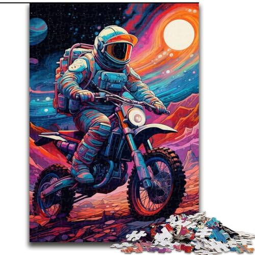 Puzzle für Erwachsene, 1000 Teile, Bunte Motorräder, anspruchsvolles Denkspiel für Teenager, Spaß für den Spieleabend mit der Familie (Größe: 26x38cm) von LGSHENG