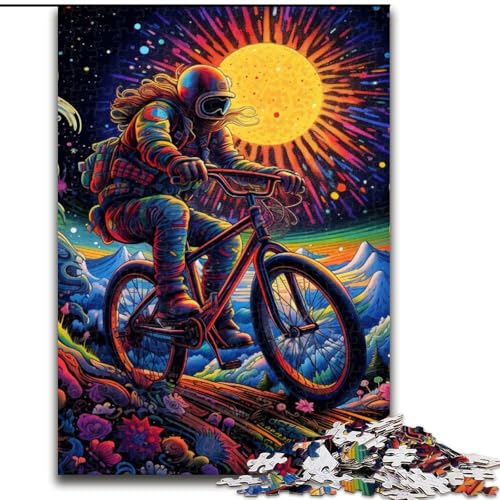 Puzzle für Erwachsene, 1000 Teile, Bunte Motorräder, anspruchsvolles Denkspiel für Teenager, perfekt als Heimdekoration oder Geschenk (Größe: 50x75cm) von LGSHENG