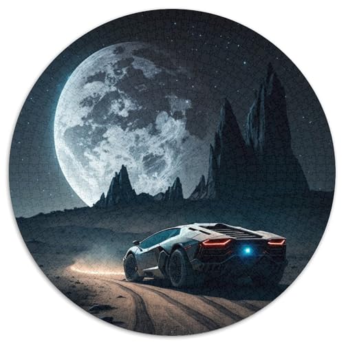 Puzzle für Erwachsene, 1000 Teile, Cooles Sportauto-Papierpuzzle, interaktives Familienspiel, Denksportaufgabe, Geschenk, Lernspielzeug (67,5 x 67,5 cm) von LGSHENG