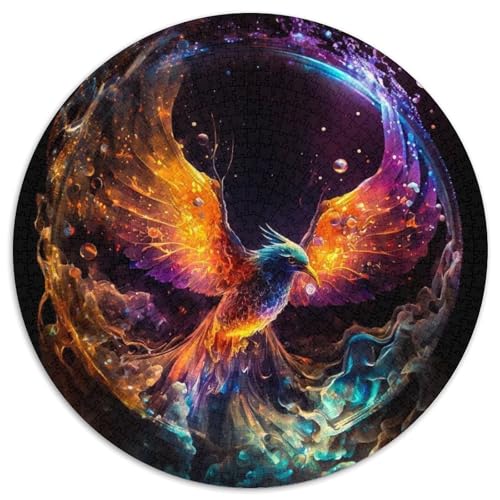 Puzzle für Erwachsene, 1000 Teile, Cosmic Phoenix, rund, Denksportspiel, interaktives Familienspiel, geeignet für Kinder ab 14 Jahren, 67,5 x 67,5 cm Puzzle für Erwachsene, 1000 Teile, Cosmic Phoenix, rund, Denksportspiel, interaktives Familienspiel, geeignet für Kinder ab 14 Jahren, 67,5 x 67,5 cm von LGSHENG