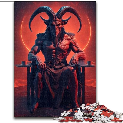 Puzzle für Erwachsene, 1000 Teile, Dark Lord Puzzle, pädagogisches Denkspiel, künstlerische Heim- und Bürodekoration, ab 14 Jahren (Größe: 26x38cm) von LGSHENG