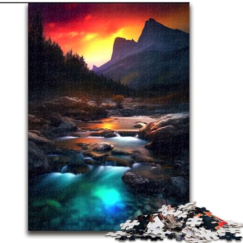Puzzle für Erwachsene, 1000 Teile, Deadly Falls, pädagogisches Denkspiel, künstlerische Heim- und Bürodekoration, ab 14 Jahren (Größe: 26x38cm) von LGSHENG