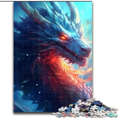 Puzzle für Erwachsene, 1000 Teile, Drachen-Puzzle, Cooles Lernpuzzle, künstlerische Heim- und Bürodekoration, ab 14 Jahren (Größe: 26x38cm) von LGSHENG