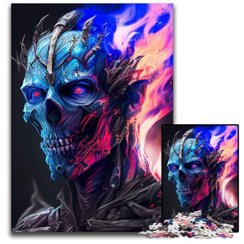 Puzzle für Erwachsene, 1000 Teile, Draugr Undead Puzzles, farbenfrohe Heimdekoration und interaktives Familienspiel, 26x38cm von LGSHENG