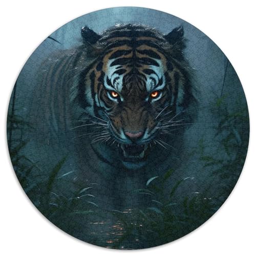 Puzzle für Erwachsene, 1000 Teile, Dschungel-Wildtier-Puzzle aus Karton, Denkspiel für Teenager, 67,5 x 67,5 cm Puzzle für Erwachsene, 1000 Teile, Dschungel-Wildtier-Puzzle aus Karton, Denkspiel für Teenager, 67,5 x 67,5 cm von LGSHENG