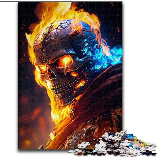 Puzzle für Erwachsene, 1000 Teile, FEUERDÄMONEN-Puzzle, pädagogisches Denkspiel, künstlerische Heim- und Bürodekoration, ab 14 Jahren (Größe: 26x38cm) von LGSHENG
