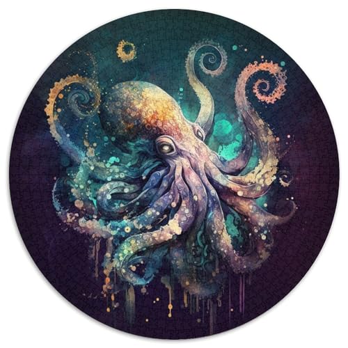 Puzzle für Erwachsene, 1000 Teile, Fantasie-Oktopus, Papppuzzle, Denkspiel für Teenager, 67,5 x 67,5 cm Puzzle für Erwachsene, 1000 Teile, Fantasie-Oktopus, Papppuzzle, Denkspiel für Teenager, 67,5 x 67,5 cm von LGSHENG