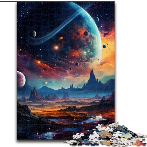 Puzzle für Erwachsene, 1000 Teile, Fantasielandschaft, Denksportspiel für Teenager, Spieleabend mit der Familie (Größe: 26x38cm) von LGSHENG