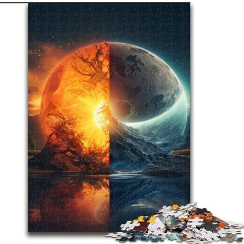 Puzzle für Erwachsene, 1000 Teile, Fantasielandschaft, anspruchsvolles Denkspiel, Familienaktivität, Heimdekoration, (Größe: 50x75cm) von LGSHENG