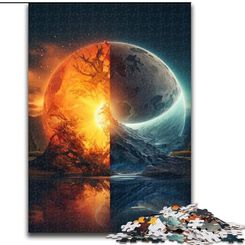 Puzzle für Erwachsene, 1000 Teile, Fantasielandschaft, anspruchsvolles Denkspiel für Teenager, perfekt als Heimdekoration oder Geschenk (Größe: 26x38cm) von LGSHENG