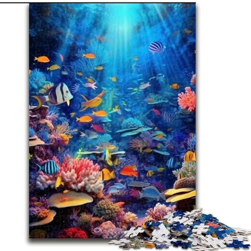 Puzzle für Erwachsene, 1000 Teile, Fantasielandschaftspuzzle, anspruchsvolles Denkspiel für Teenager, perfekt als Heimdekoration oder Geschenk (Größe: 26x38cm) von LGSHENG