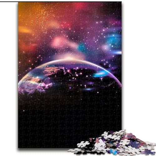 Puzzle für Erwachsene, 1000 Teile, Fantasy-Planeten-Puzzle, pädagogisches Denkspiel, künstlerische Heim- und Bürodekoration, ab 14 Jahren (Größe: 50x75cm) von LGSHENG
