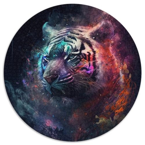 Puzzle für Erwachsene, 1000 Teile, Fantasy-Tiger, Kartonpuzzle, Denkspiel für Teenager, 67,5 x 67,5 cm Puzzle für Erwachsene, 1000 Teile, Fantasy-Tiger, Kartonpuzzle, Denkspiel für Teenager, 67,5 x 67,5 cm von LGSHENG