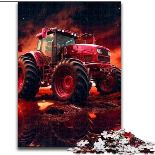 Puzzle für Erwachsene, 1000 Teile, Fantasy-Traktor-Puzzle, anspruchsvolles DIY-Dekorationsspiel, interaktives Familienspielzeug (Größe: 26x38cm) von LGSHENG