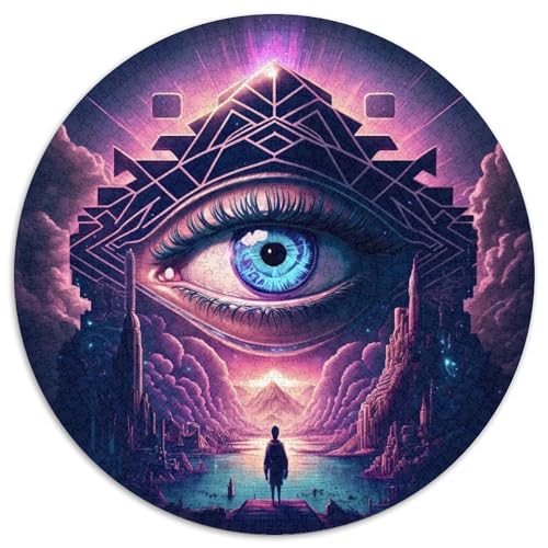 Puzzle für Erwachsene, 1000 Teile, Farbpuzzle für Schüler, 1000 Teile, anspruchsvolles Denkspiel für Teenager, Spaß für die ganze Familie, DIY-Geschenk zur Heimdekoration (67,5 x 67,5 cm) von LGSHENG