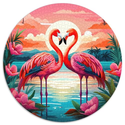 Puzzle für Erwachsene, 1000 Teile, Flamingo-Puzzle aus Pappe, Denkspiel für Teenager, 67,5 x 67,5 cm Puzzle für Erwachsene, 1000 Teile, Flamingo-Puzzle aus Pappe, Denkspiel für Teenager, 67,5 x 67,5 cm von LGSHENG