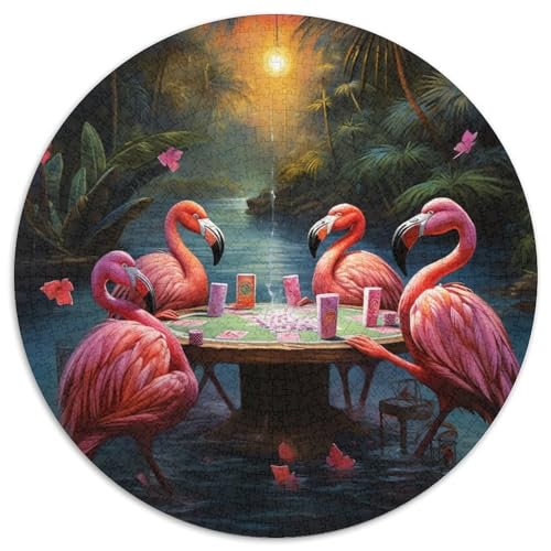 Puzzle für Erwachsene, 1000 Teile, Flamingos Spielen Poker, schwierige Puzzles für Erwachsene, perfekt als Geburtstags-, Weihnachts, 67,5 x 67,5 cm Puzzle für Erwachsene, 1000 Teile, Flamingos Spielen Poker, schwierige Puzzles für Erwachsene, perfekt als Geburtstags-, Weihnachts, 67,5 x 67,5 cm von LGSHENG