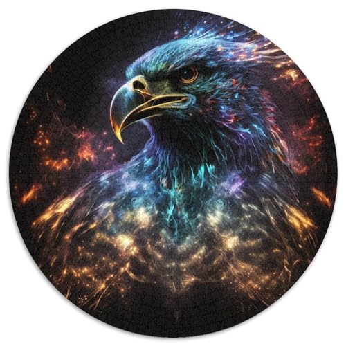 Puzzle für Erwachsene, 1000 Teile, Galaxie-Adler, rund, interaktives Familienspiel, Denksportaufgabe, Lernspielzeug, 67,5 x 67,5 cm Puzzle für Erwachsene, 1000 Teile, Galaxie-Adler, rund, interaktives Familienspiel, Denksportaufgabe, Lernspielzeug, 67,5 x 67,5 cm von LGSHENG