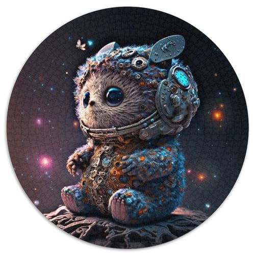 Puzzle für Erwachsene, 1000 Teile, Galaxie-Astronaut, rund, Denksportspiel, interaktives Familienspiel, geeignet für Kinder ab 14 Jahren, 67,5 x 67,5 cm Puzzle für Erwachsene, 1000 Teile, Galaxie-Astronaut, rund, Denksportspiel, interaktives Familienspiel, geeignet für Kinder ab 14 Jahren, 67,5 x 67,5 cm von LGSHENG