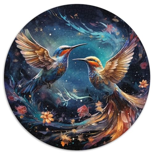 Puzzle für Erwachsene, 1000 Teile, Galaxie-Kolibri, 1000-Teile-Puzzle für Erwachsene, ideales Weihnachts- oder Geburtstagsgeschenk, Partyspiel-Spielzeug (67,5 x 67,5 cm) von LGSHENG