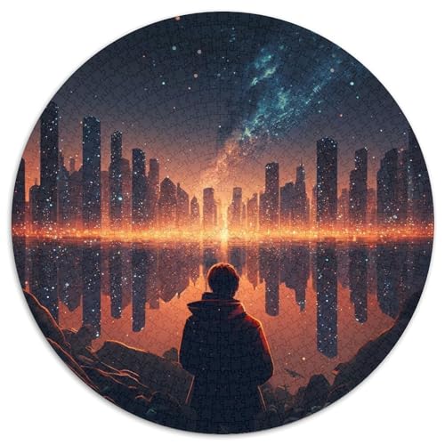 Puzzle für Erwachsene, 1000 Teile, Galaxie-Landschaft, Kartonpuzzle, Denkspiel für Teenager, 67,5 x 67,5 cm Puzzle für Erwachsene, 1000 Teile, Galaxie-Landschaft, Kartonpuzzle, Denkspiel für Teenager, 67,5 x 67,5 cm von LGSHENG