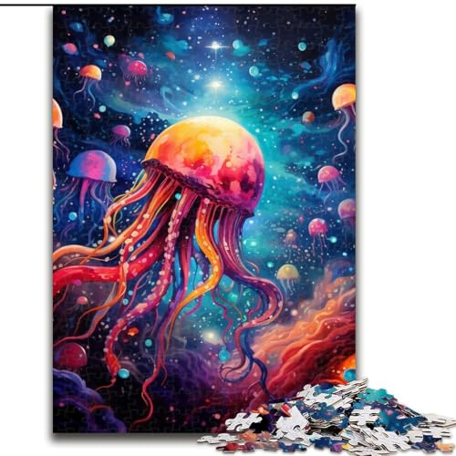 Puzzle für Erwachsene, 1000 Teile, Galaxie-Oktopus-Puzzle, anspruchsvolles Denkspiel, Familienaktivität, Heimdekoration, (Größe: 26x38cm) von LGSHENG