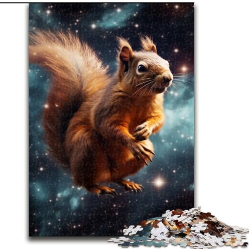 Puzzle für Erwachsene, 1000 Teile, Galaxien, Eichhörnchen, Puzzle, Spiel für Erwachsene, Geschenk, Familien-Interaktives Spiel, Gehirn-Herausforderung, Geschenk (Größe: 50x75cm) von LGSHENG