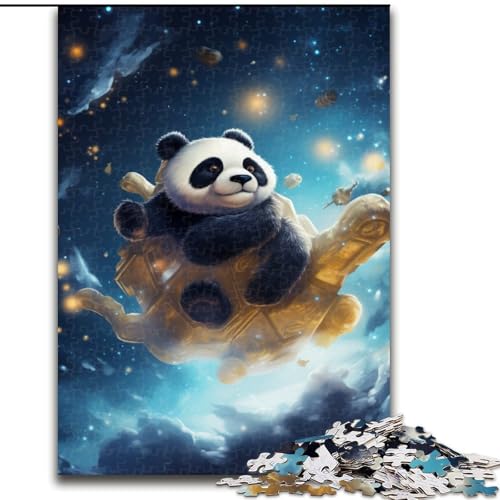 Puzzle für Erwachsene, 1000 Teile, Galaxy Panda Puzzle, Spiel für Erwachsene, Geschenk, Familien-Interaktives Spiel, Gehirn-Herausforderung, Geschenk (Größe: 50x75cm) von LGSHENG