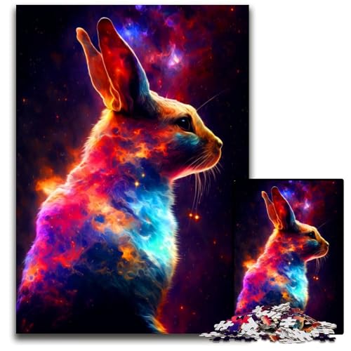 Puzzle für Erwachsene, 1000 Teile, Hasen-Puzzle für Erwachsene, schwieriges Denkspiel für Jugendliche, 50x75cm Puzzle für Erwachsene, 1000 Teile, Hasen-Puzzle für Erwachsene, schwieriges Denkspiel für Jugendliche, 50x75cm von LGSHENG