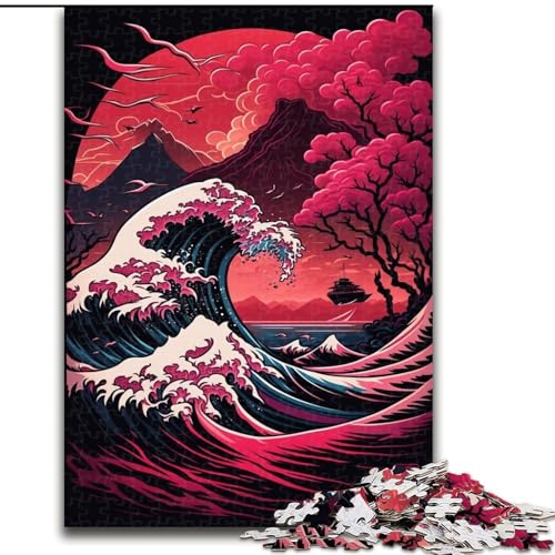 Puzzle für Erwachsene, 1000 Teile, Japanisches Puzzle, pädagogisches Denkspiel, künstlerische Heim- und Bürodekoration, ab 14 Jahren (Größe: 26x38cm) von LGSHENG