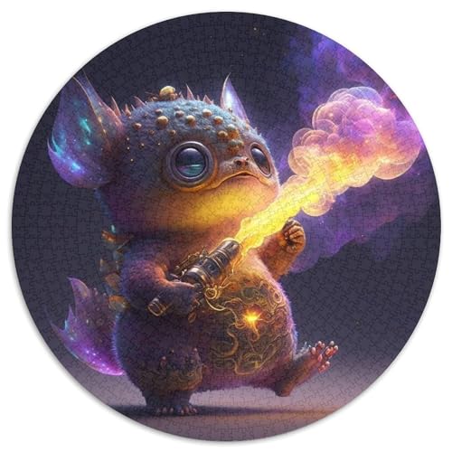 Puzzle für Erwachsene, 1000 Teile, Kristallkatze, rund, Kartonpuzzle, anspruchsvolles Denkspiel für Teenager, perfekt als Heimdekoration oder Geschenk, 67,5 x 67,5 cm Puzzle für Erwachsene, 1000 Teile, Kristallkatze, rund, Kartonpuzzle, anspruchsvolles Denkspiel für Teenager, perfekt als Heimdekoration oder Geschenk, 67,5 x 67,5 cm von LGSHENG
