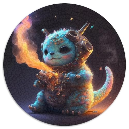 Puzzle für Erwachsene, 1000 Teile, Kristallkatze, rund, interaktives Familienspiel, Denksportaufgabe, Lernspielzeug, 67,5 x 67,5 cm Puzzle für Erwachsene, 1000 Teile, Kristallkatze, rund, interaktives Familienspiel, Denksportaufgabe, Lernspielzeug, 67,5 x 67,5 cm von LGSHENG