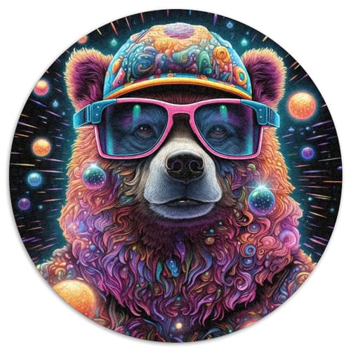 Puzzle für Erwachsene, 1000 Teile, Kunst, Tier, Bär, 1000 Teile, Puzzle für Erwachsene, ideales Urlaubs- oder Geburtstagsgeschenk, Partyspiel-Spielzeug (67,5 x 67,5 cm) von LGSHENG