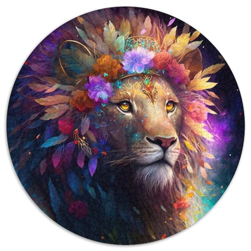 Puzzle für Erwachsene, 1000 Teile, Löwen-Puzzle aus Pappe, Denkspiel für Teenager, 67,5 x 67,5 cm Puzzle für Erwachsene, 1000 Teile, Löwen-Puzzle aus Pappe, Denkspiel für Teenager, 67,5 x 67,5 cm von LGSHENG