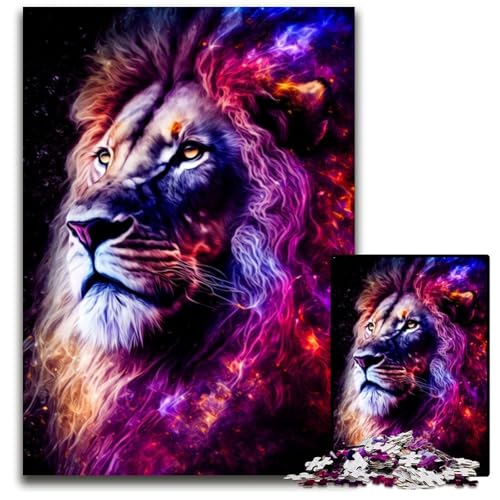 Puzzle für Erwachsene, 1000 Teile, Löwen-Puzzle für Erwachsene, hochschwieriges Denkspiel für Jugendliche, 26x38cm Puzzle für Erwachsene, 1000 Teile, Löwen-Puzzle für Erwachsene, hochschwieriges Denkspiel für Jugendliche, 26x38cm von LGSHENG