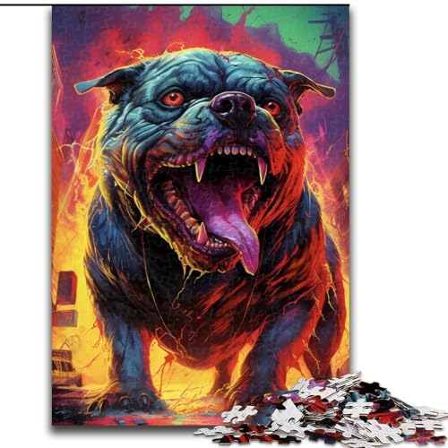 Puzzle für Erwachsene, 1000 Teile, Mechanische Bulldoggen, Denksportspiel für Teenager, Familienspieleabend (Größe: 50x75cm) von LGSHENG