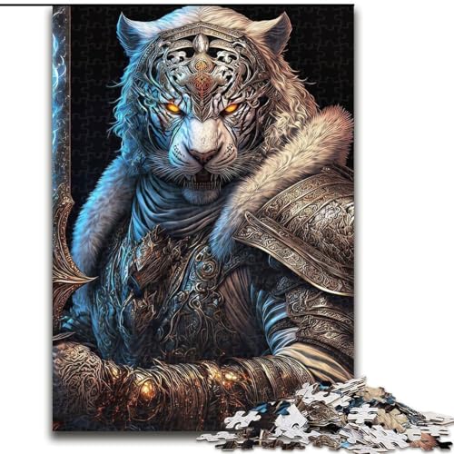 Puzzle für Erwachsene, 1000 Teile, Mechanisches Tiger-Puzzle, pädagogisches Denkspiel, künstlerische Heim- und Bürodekoration, ab 14 Jahren (Größe: 26x38cm) von LGSHENG