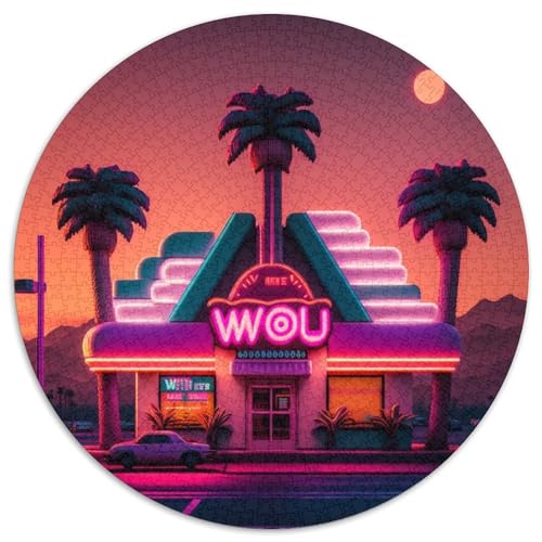 Puzzle für Erwachsene, 1000 Teile, Neon-Retro-Strand, Kartonpuzzle, Entwickelt Hand-Auge-Koordinationsfähigkeiten, 67,5 x 67,5 cm Puzzle für Erwachsene, 1000 Teile, Neon-Retro-Strand, Kartonpuzzle, Entwickelt Hand-Auge-Koordinationsfähigkeiten, 67,5 x 67,5 cm von LGSHENG