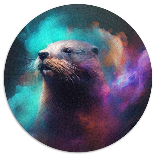 Puzzle für Erwachsene, 1000 Teile, Otter-Nebel, Papppuzzle, Denkspiel für Teenager, 67,5 x 67,5 cm Puzzle für Erwachsene, 1000 Teile, Otter-Nebel, Papppuzzle, Denkspiel für Teenager, 67,5 x 67,5 cm von LGSHENG