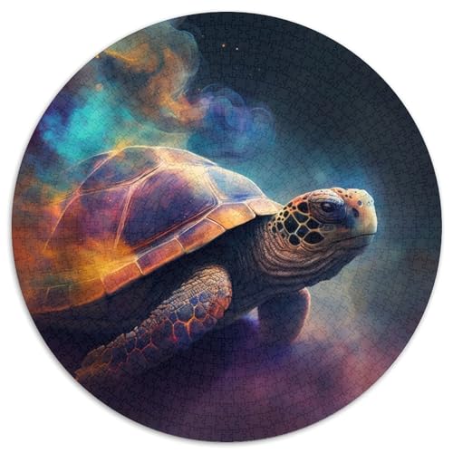 Puzzle für Erwachsene, 1000 Teile, Schildkrötennebel, rund, Denksportspiel, interaktives Familienspiel, geeignet für Kinder ab 14 Jahren, 67,5 x 67,5 cm Puzzle für Erwachsene, 1000 Teile, Schildkrötennebel, rund, Denksportspiel, interaktives Familienspiel, geeignet für Kinder ab 14 Jahren, 67,5 x 67,5 cm von LGSHENG